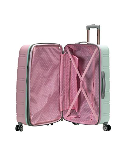 Rockland Melbourne Hardside Expandable Spinner Wheel Luggage, Mint, 2 Piece (20"/28")
