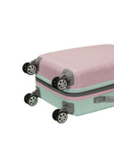 Rockland Melbourne Hardside Expandable Spinner Wheel Luggage, Mint, 2 Piece (20"/28")