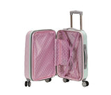Rockland Melbourne Hardside Expandable Spinner Wheel Luggage, Mint, 3 - Piece Set (20/24/28)