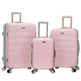 Rockland Melbourne Hardside Expandable Spinner Wheel Luggage, Mint, 3 - Piece Set (20/24/28)