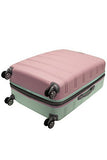 Rockland Melbourne Hardside Expandable Spinner Wheel Luggage, Mint, Checked Large 28"