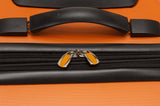Rockland Melbourne Hardside Expandable Spinner Wheel Luggage, Orange, 3 - Piece Set (20/24/28)