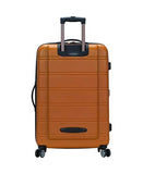 Rockland Melbourne Hardside Expandable Spinner Wheel Luggage, Orange, 3 - Piece Set (20/24/28)