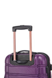 Rockland Melbourne Hardside Expandable Spinner Wheel Luggage Set, Purple, Carry - On 20 - Inch and Tote 14 - Inch