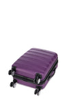Rockland Melbourne Hardside Expandable Spinner Wheel Luggage Set, Purple, Carry - On 20 - Inch and Tote 14 - Inch