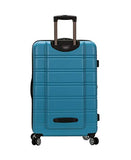 Rockland Melbourne Hardside Expandable Spinner Wheel Luggage, Turquoise, 3 - Piece Set (20/24/28)