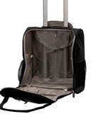 Rockland Melrose Upright Wheeled Underseater Carry - On Luggage, Black, 15 - Inch