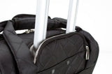 Rockland Melrose Upright Wheeled Underseater Carry - On Luggage, Black, 15 - Inch