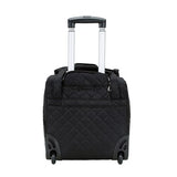 Rockland Melrose Upright Wheeled Underseater Carry - On Luggage, Black, 15 - Inch