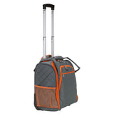 Rockland Melrose Upright Wheeled Underseater Carry - On Luggage, Charcoal