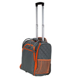 Rockland Melrose Upright Wheeled Underseater Carry - On Luggage, Charcoal