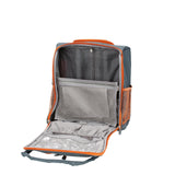 Rockland Melrose Upright Wheeled Underseater Carry - On Luggage, Charcoal