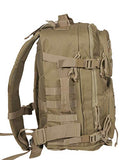 Rockland Military Tactical Laptop Backpack, Tan, Large