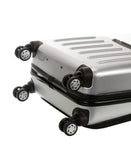 Rockland Revolution Hardside Rolling Computer Case, Silver, Carry - On 17 - Inch