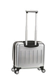 Rockland Revolution Hardside Rolling Computer Case, Silver, Carry - On 17 - Inch