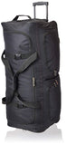 Rockland Rolling Duffel Bag, Black, 36"