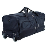 Rockland Rolling Duffel Bag, Black, 36"