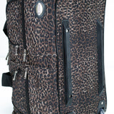 Rockland Rolling Duffel Bag, Brown Leopard, 100% polyester, 22 - Inch