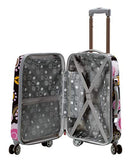 Rockland Vision Hardside Spinner Wheel Luggage, Pucci, Carry - On 20 - Inch