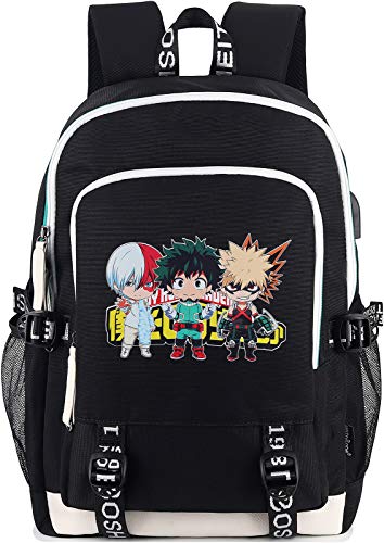 Roffatide Anime Backpack Printed College School Bag Laptop Backpack with USB Charging Port & Headphone Port | Backpacks4Less