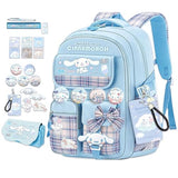 Roffatide Anime Kawaii School Backpack for Girls Boys with 21Pcs Accessories Cartoon Students Aesthetic New Semester Gifts Laptop | Backpacks4Less