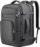 Roomy Travel Backpack, Expandable 40L-50L Carry On Backpack For 17.3