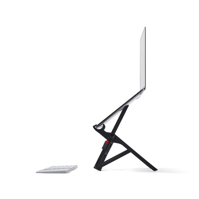 Roost V3 - Ultra Portable and Adjustable Laptop Stand - Eye‑Level Anywhere - 6.5 to 12.5 inch Screen Lift - Patented Rigid Folding Structure and Self - Adjustings Laptop Grips (for 12" to 18" laptops)