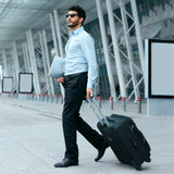 ROPLUS Softside Expandable Luggage with 4 Spinner Wheels, Durable Checked - Luggage Suitcase (Black, 31 - Inch)