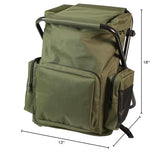 Rothco Backpack & Stool Combo Pack, Olive Drab