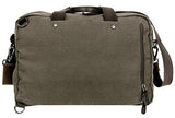 Rothco Canvas Briefcase Backpack, Olive Drab | Convertible Carry Handbag to Backpack