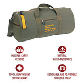 Rothco Canvas Equipment Duffle Bag – Travel & Gym Bag – Great for Storing Gear, Clothing, and More (Olive Drab, 19 Inches)