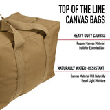 Rothco Canvas Parachute Cargo Bag (Olive Drab, 24" x 15" x 13")