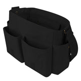 Rothco Classic Canvas Messenger Bag - Heavyweight Canvas Crossbody Shoulder Pack, Black