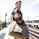 Rothco Classic Canvas Messenger Bag - Heavyweight Canvas Crossbody Shoulder Pack, Black