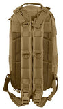 Rothco Convertible Medium Transport Pack – 25L Backpack – Shoulder or Crossbody – MOLLE and Hydration Compatible (Coyote Brown)