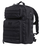 Rothco Fast Mover Tactical Backpack - Outdoor Hiking Pack for EDC Essential Gear (Black)