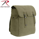 Rothco Heavyweight Canvas Jumbo Musette Bag, 15" x 15" x 5", Olive Drab