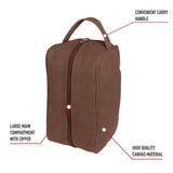 Rothco Heavyweight Canvas Travel Dopp Kit - Shave and Shower Toiletry Organizer