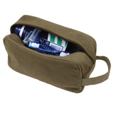 Rothco Heavyweight Canvas Travel Dopp Kit - Shave and Shower Toiletry Organizer