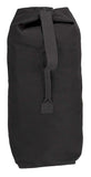 Rothco Heavyweight Top Load Canvas Duffle Bag - Rugged Utility Ready for Travel Adventures, Black, 21" x 36"