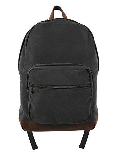 Rothco Vintage Canvas Teardrop Backpack - Classic Style with Leather Accents