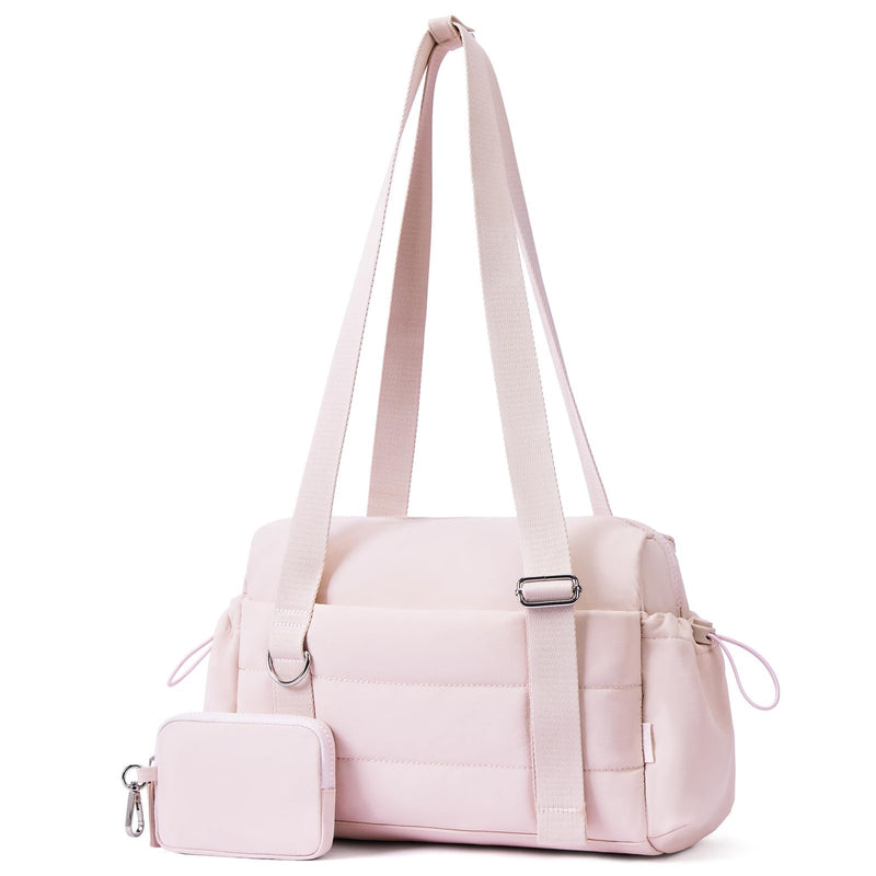 ROULENS Small Gym Bag for Women 2 Set Mini Gym Duffle Bag with Wet Compartment and Coin Wallet, Gym Tote Bag for Workout/Sport/Travel