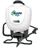 Roundup Pro 190327 No Leak Pump Backpack Sprayer for Herbicides, Weed Killers, and Insecticides white 4 gallon