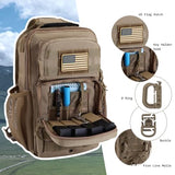 Rover Sling Pack Tactical Shoulder Sling Bag Backpack with Bottle Holder Crossbody Chest Bag, Coyote