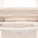 Roxy Cotton Tote Bag | Everyday Carry | Beach | Travel | Vacation | Reusable | Lightweight, Seas The Day - Natural