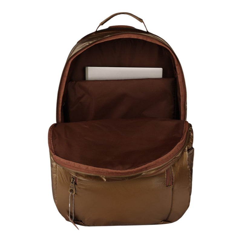 Roxy Large Puffer Backpack | Travel | Laptop Bag | Commuter | Work | Everyday | 25L | Aztec Gold