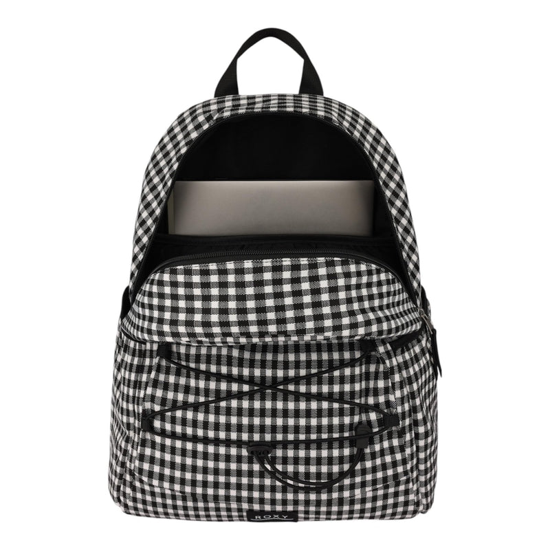 Roxy Urban Party Backpack | Travel | Vacation | Everyday Carry | 17" Laptop Sleeve | Side Bottle Pocket | 15.5L Capacity | Padded Straps - Anthracite