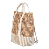 Roxy Women's Beach Tote Bag | Travel | Vacation | Straw | Lightweight | Breathable, Beach Lover - Natural/White