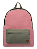 Roxy Womens Roxy Sugar Baby Canvas Colorblock 16L - Small Backpack - Women Burnt Olive One Size