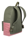 Roxy Womens Roxy Sugar Baby Canvas Colorblock 16L - Small Backpack - Women Burnt Olive One Size